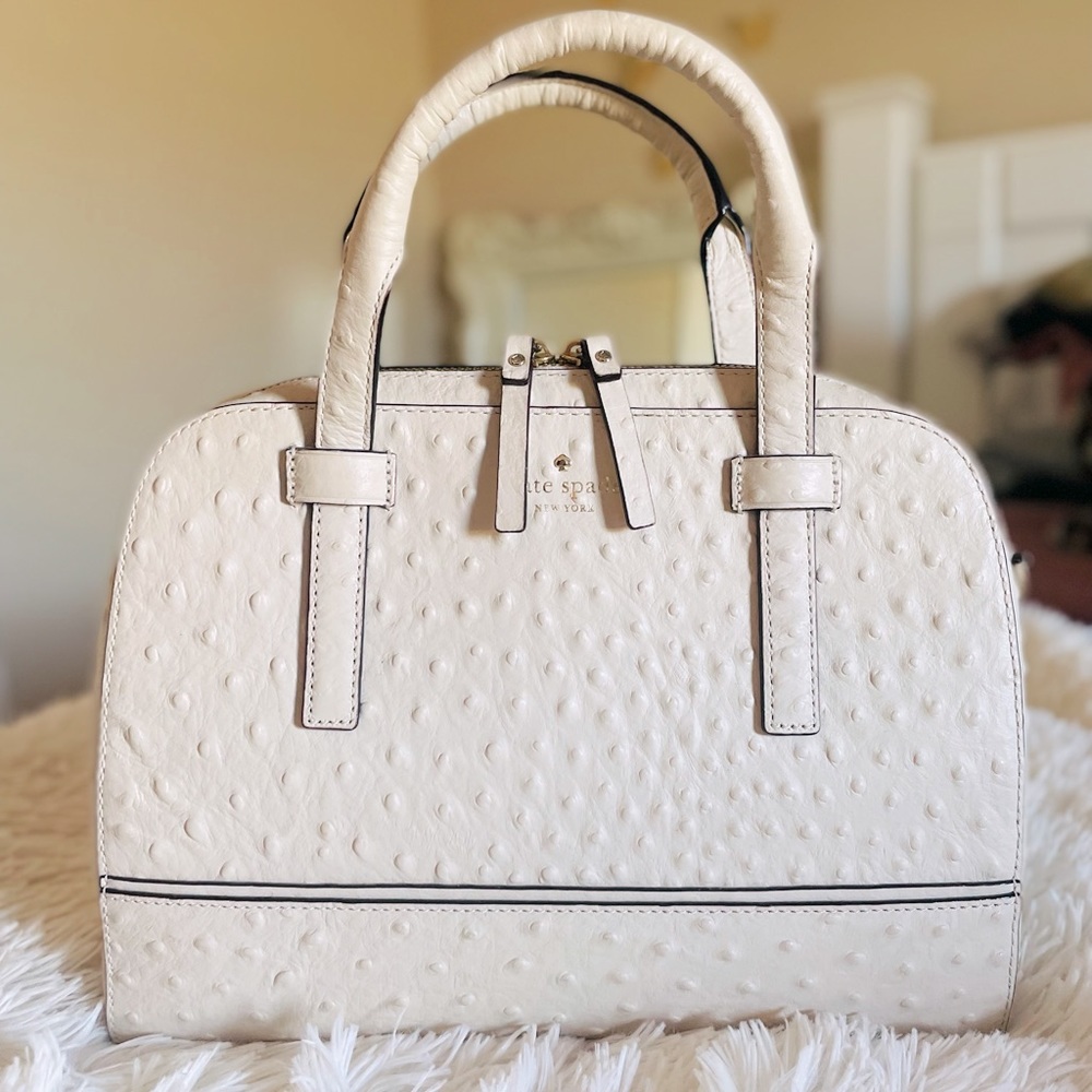 Kate Spade Riverside Street Ostrich Bag